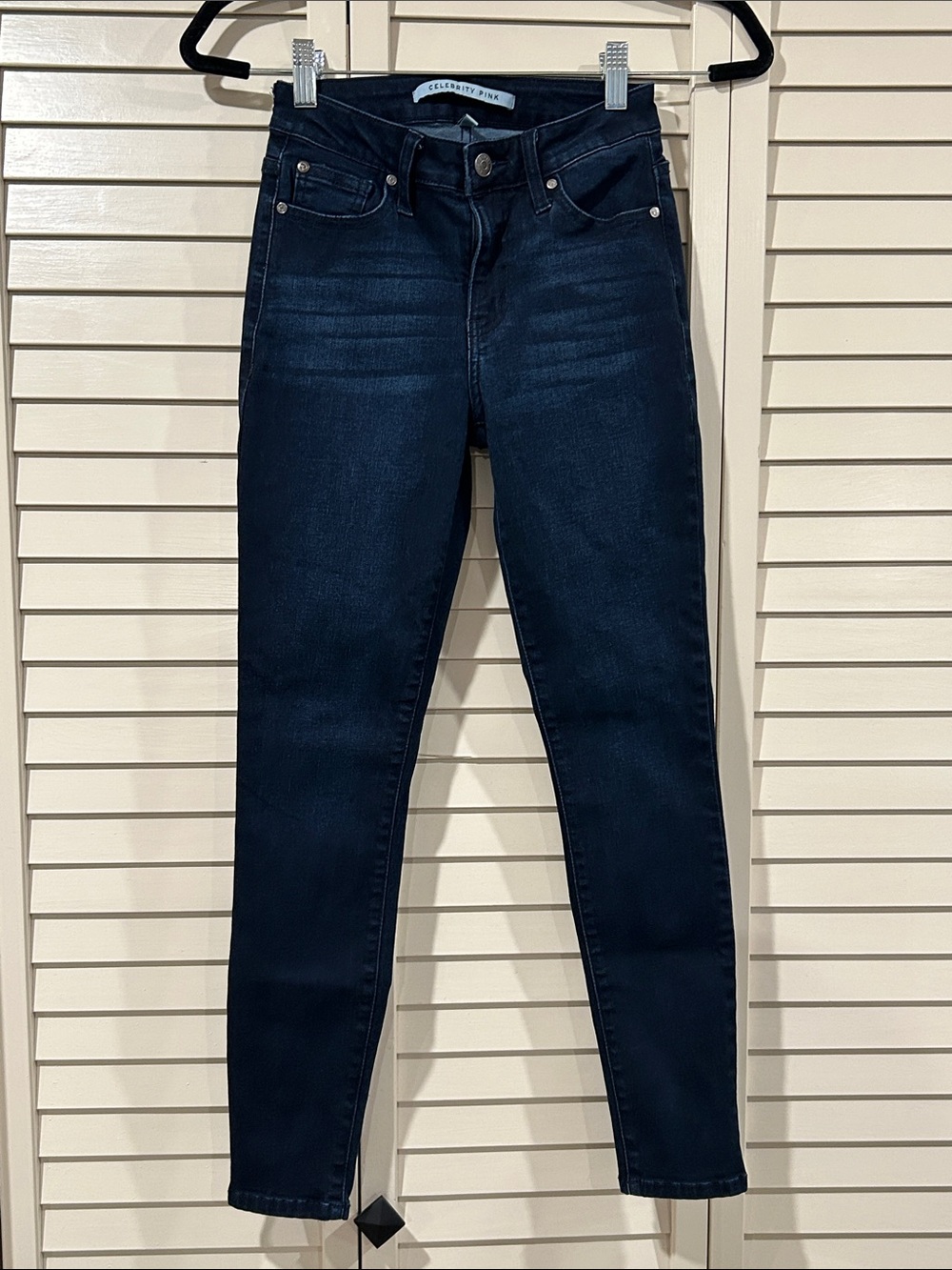 Celebrity Pink Dark Indigo High-Rise Skinny Jeans Size 24